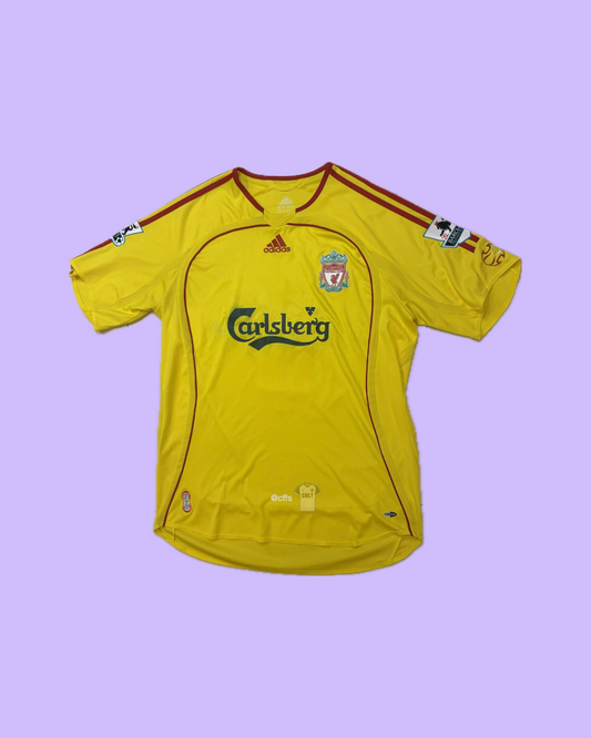 Liverpool FC 2006/07 Adidas with Steven Gerrard 8 Nameset Football Jersey