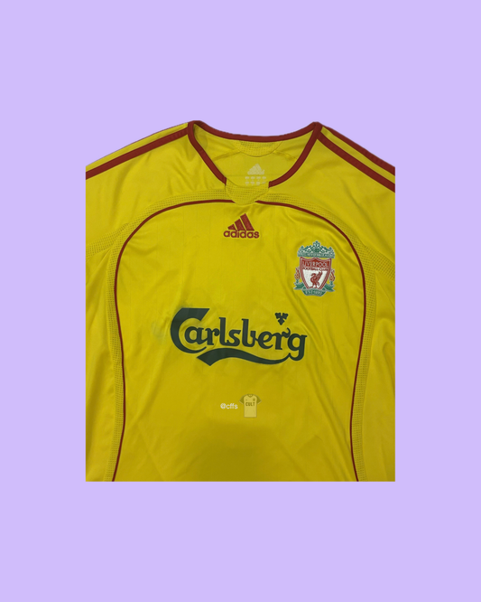 Liverpool FC 2006/07 Adidas with Steven Gerrard 8 Nameset Football Jersey