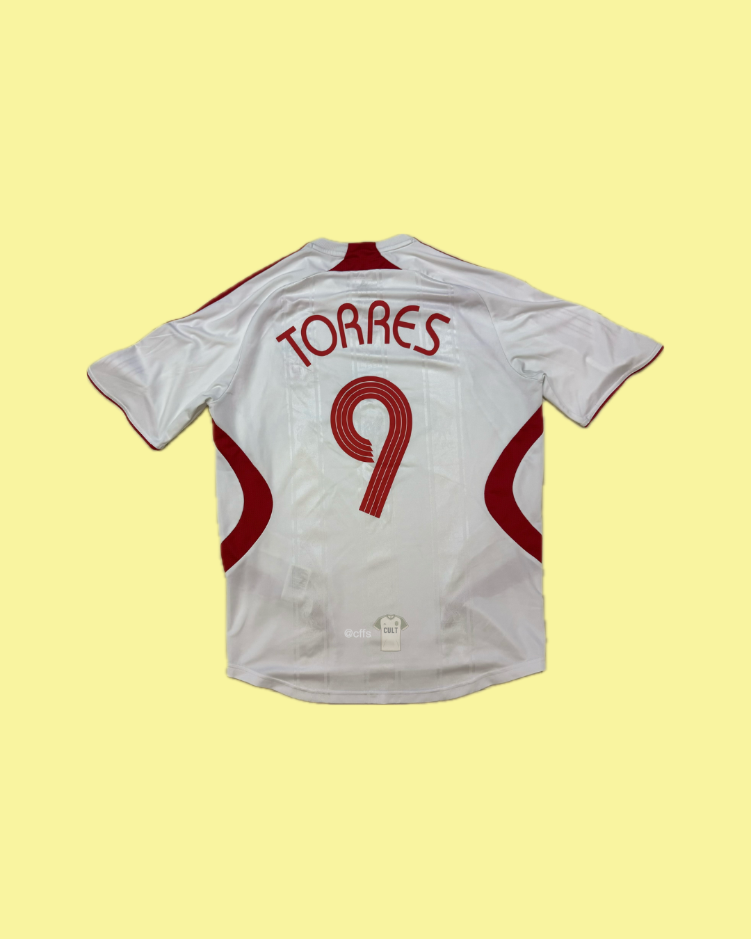 Liverpool FC 2007/08 Adidas with Fernando Torres 9 Nameset Football Jersey - Cult Fave Football Shirts