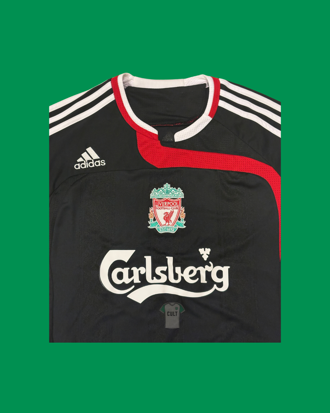 Liverpool FC 2007/08 Adidas with Fernando Torres 9 Nameset Football Jersey