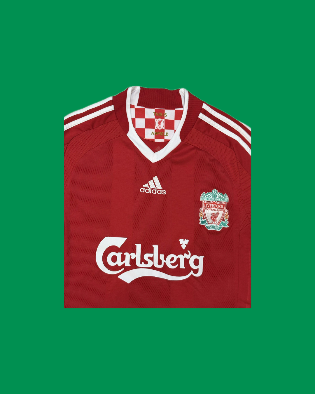 Liverpool FC 2008/10 Adidas with Fernando Torres 9 Nameset Football Jersey - Cult Fave Football Shirts