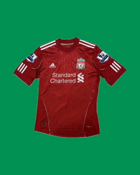 Liverpool FC 2010/11 Adidas with Daniel Agger 5 Nameset Football Jersey