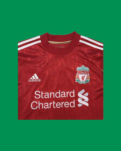 Liverpool FC 2010/11 Adidas with Daniel Agger 5 Nameset Football Jersey