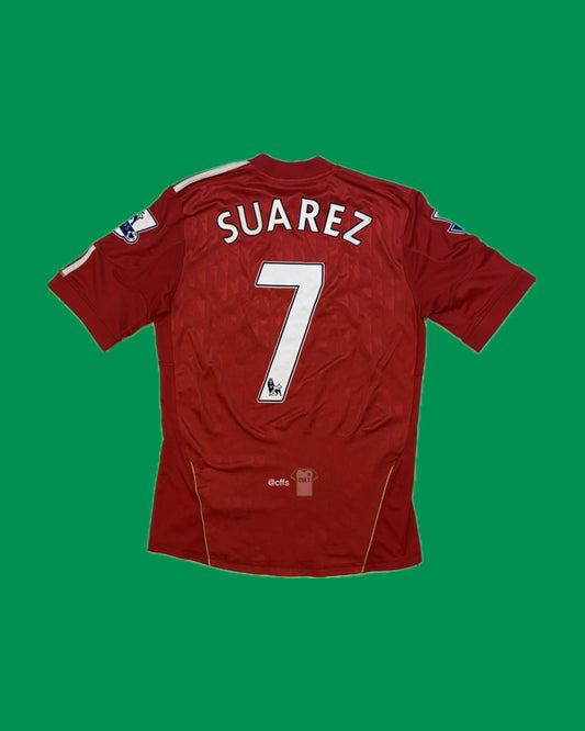 Liverpool FC 2010/12 Adidas with Luis Suarez 7 Nameset Football Jersey