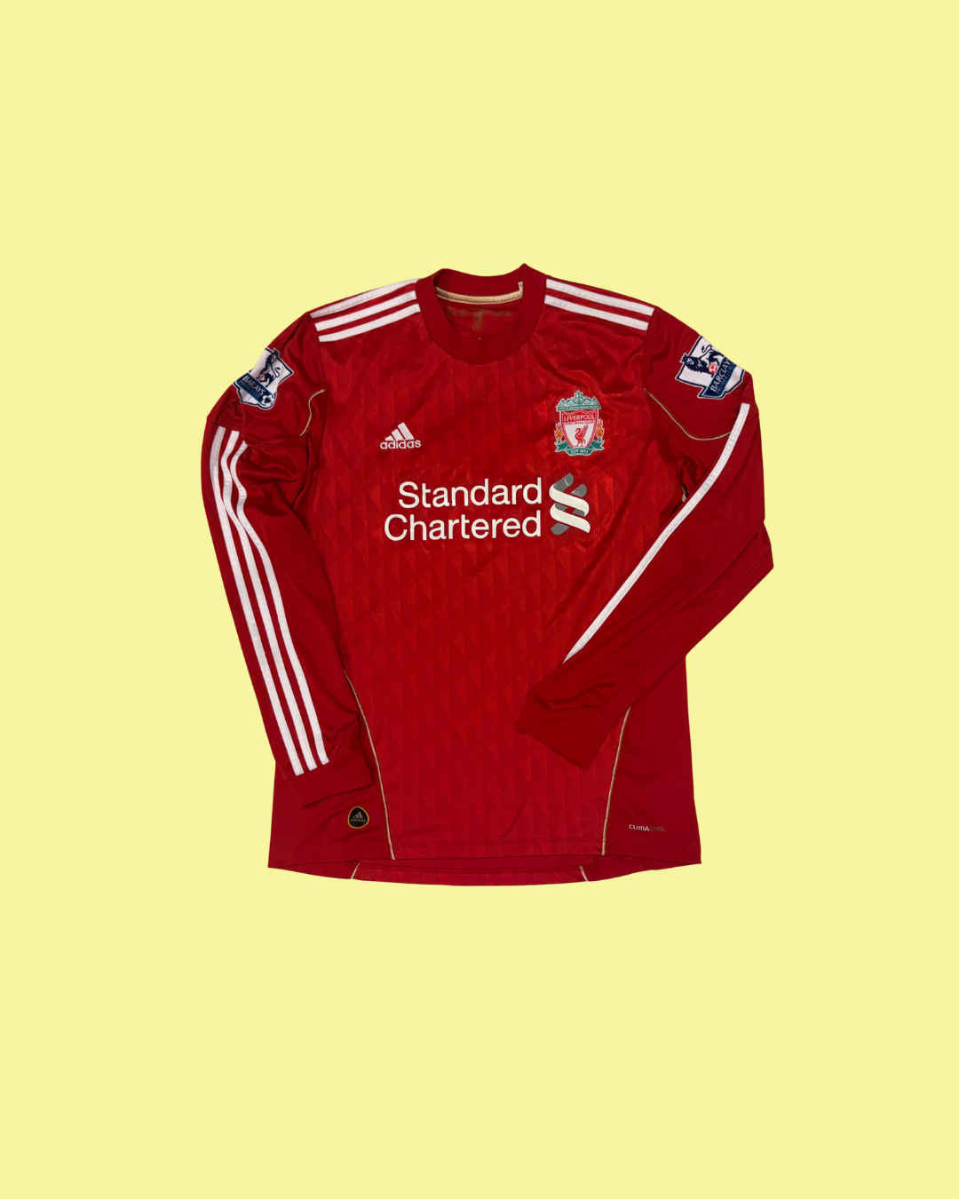 Liverpool FC 2010/12 Adidas with Steven Gerrard 8 Nameset Football Jersey