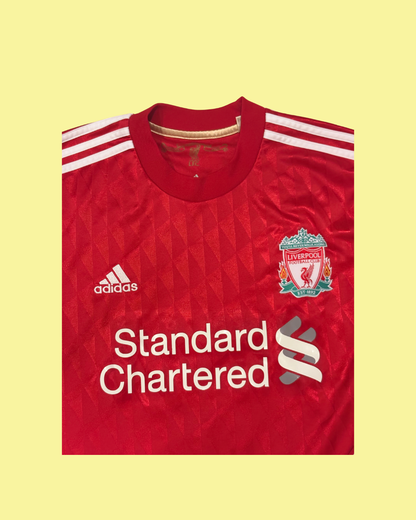 Liverpool FC 2010/12 Adidas with Steven Gerrard 8 Nameset Football Jersey