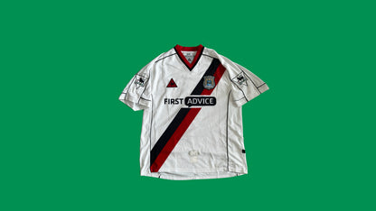 Manchester City 2002/03 Le Coq Sportif with Ali Benarbia 8 Nameset Vintage Football Jersey - Cult Fave Football Shirts