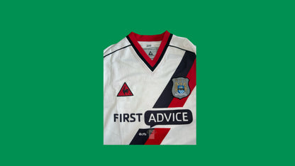 Manchester City 2002/03 Le Coq Sportif with Ali Benarbia 8 Nameset Vintage Football Jersey - Cult Fave Football Shirts