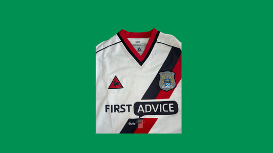 Manchester City 2002/03 Le Coq Sportif with Ali Benarbia 8 Nameset Vintage Football Jersey - Cult Fave Football Shirts
