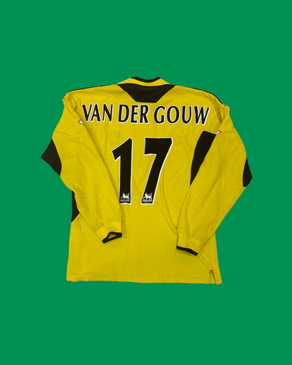 Manchester United 1999/2000 Umbro Goalkeeper with Raimond Van Der Gouw 17 Football Jersey