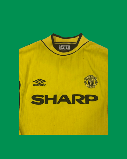 Manchester United 1999/2000 Umbro Goalkeeper with Raimond Van Der Gouw 17 Football Jersey