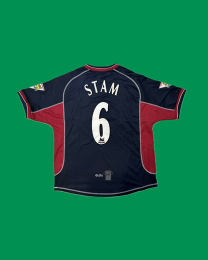 Manchester United 2000/01 Third with Jaap Stam 6 Nameset Football Jersey - Cult Fave Football Shirts