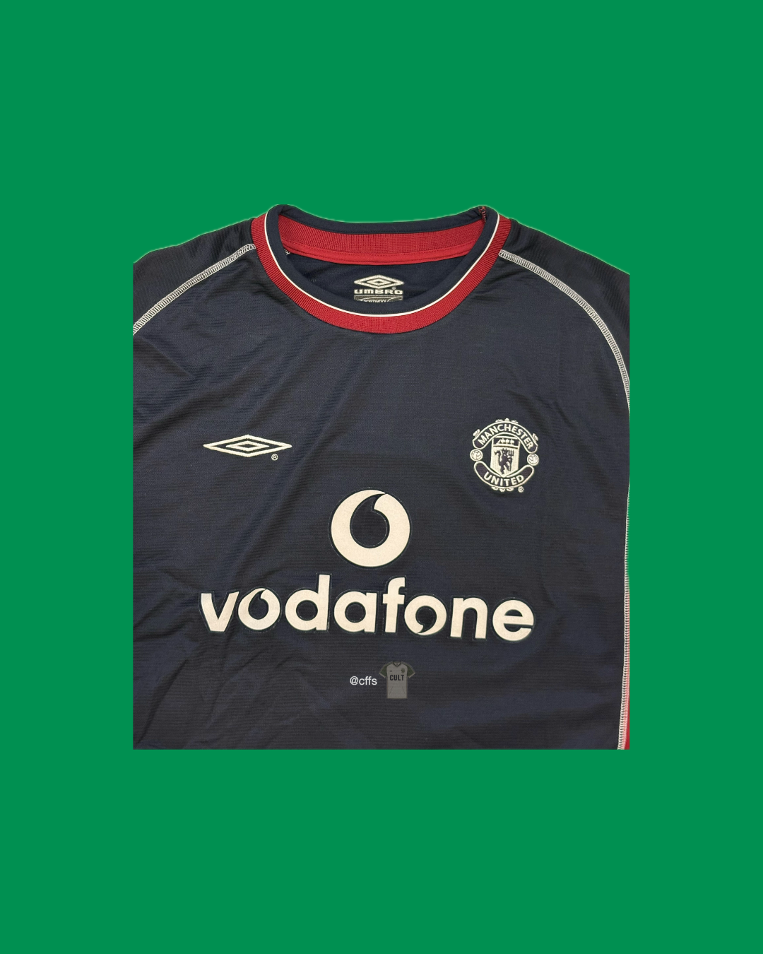 Manchester United 2000/01 Third with Jaap Stam 6 Nameset Football Jersey - Cult Fave Football Shirts
