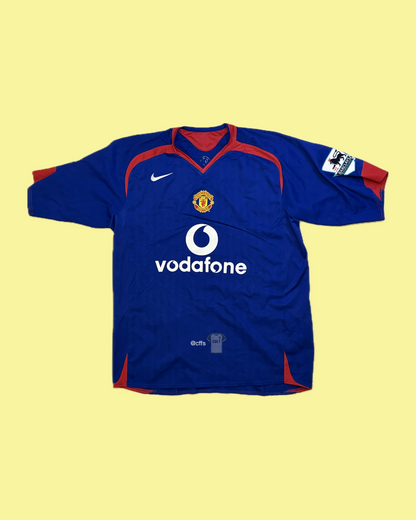 Manchester United 2005/06 Nike with Ronaldo 7 Nameset Football Jersey - Cult Fave Football Shirts