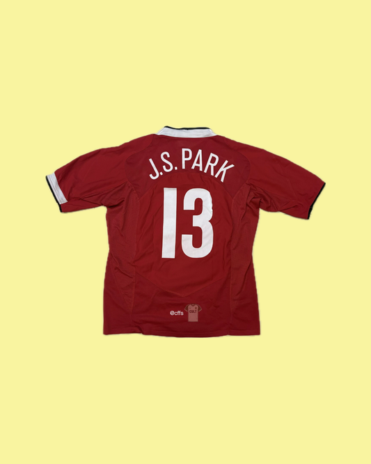 Manchester United 2005/06 Nike with Park Ji Sung 13 Nameset Football Jersey - Cult Fave Football Shirts