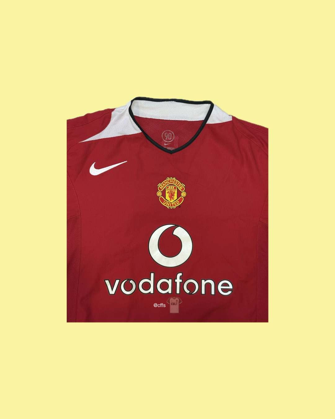 Manchester United 2005/06 Nike with Park Ji Sung 13 Nameset Football Jersey - Cult Fave Football Shirts