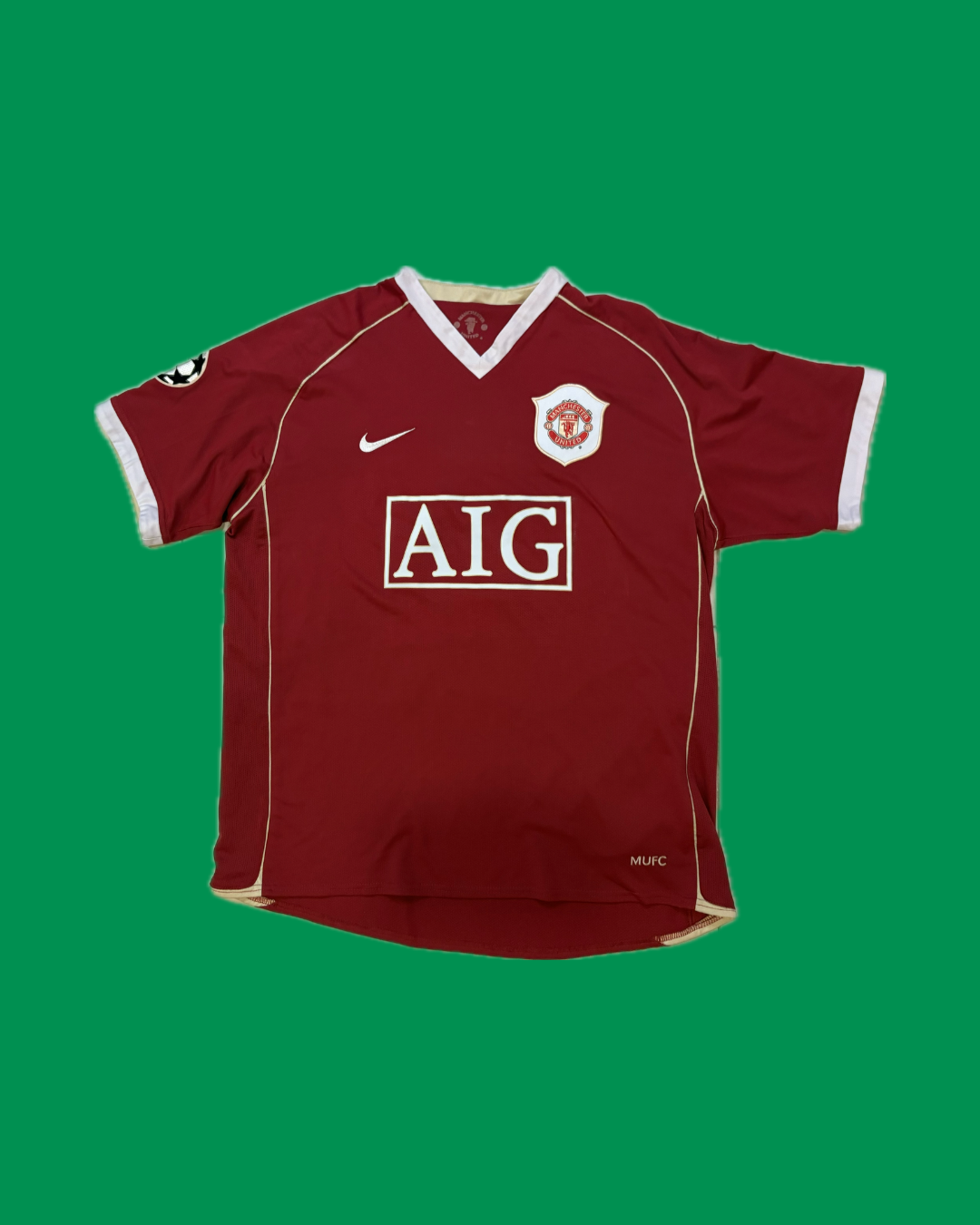 Manchester United 2006/06 Nike with Ryan Giggs 11 Nameset Football Jersey