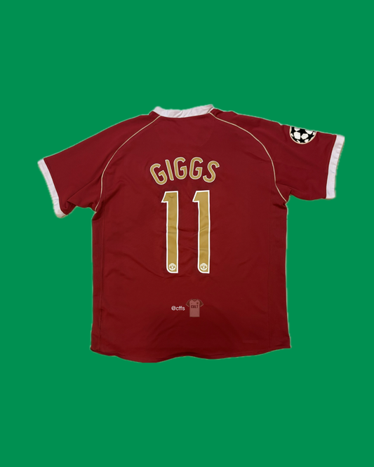 Manchester United 2006/06 Nike with Ryan Giggs 11 Nameset Football Jersey