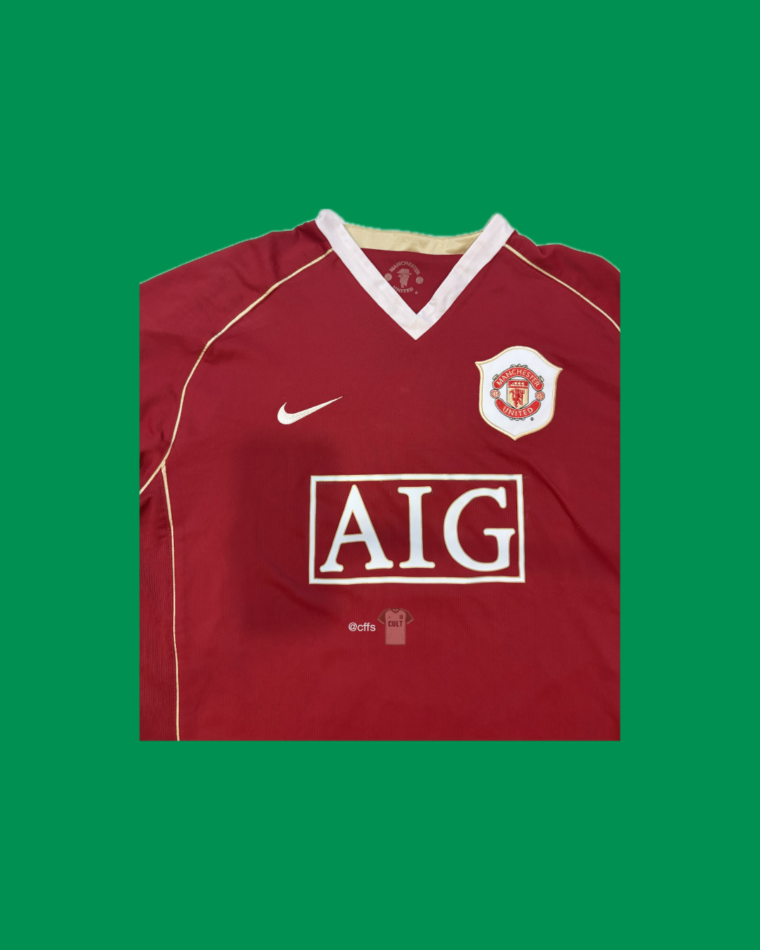 Manchester United 2006/06 Nike with Ryan Giggs 11 Nameset Football Jersey