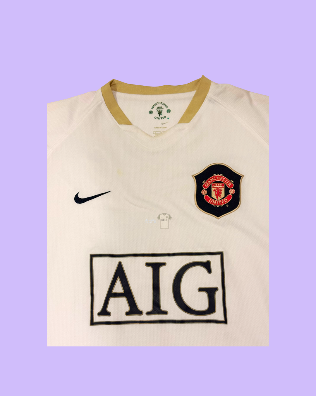 Manchester United 2006/07 Nike Away with Henrik Larsson 17 Football Jersey