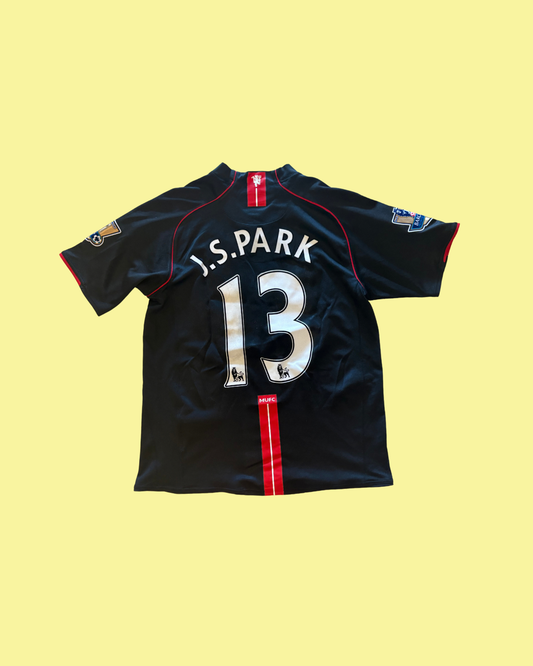 Manchester United 2007/08 Nike with JS Park 13 Nameset Football Jersey