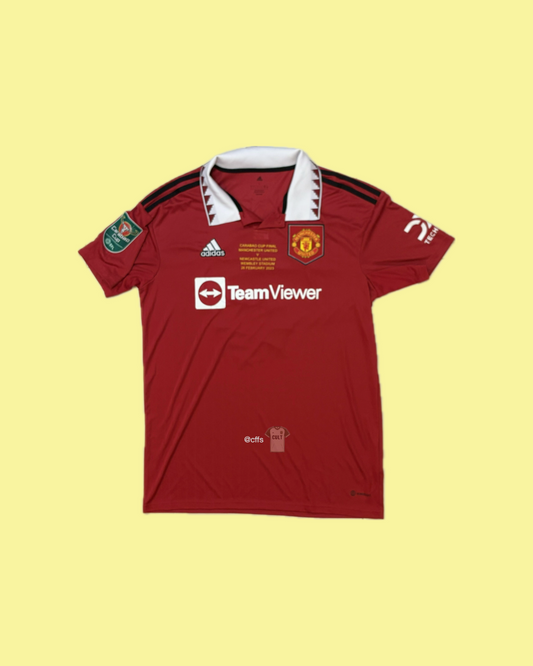 Manchester United 2022/23 Adidas with Lisandro Martinez 6 Nameset Football Jersey