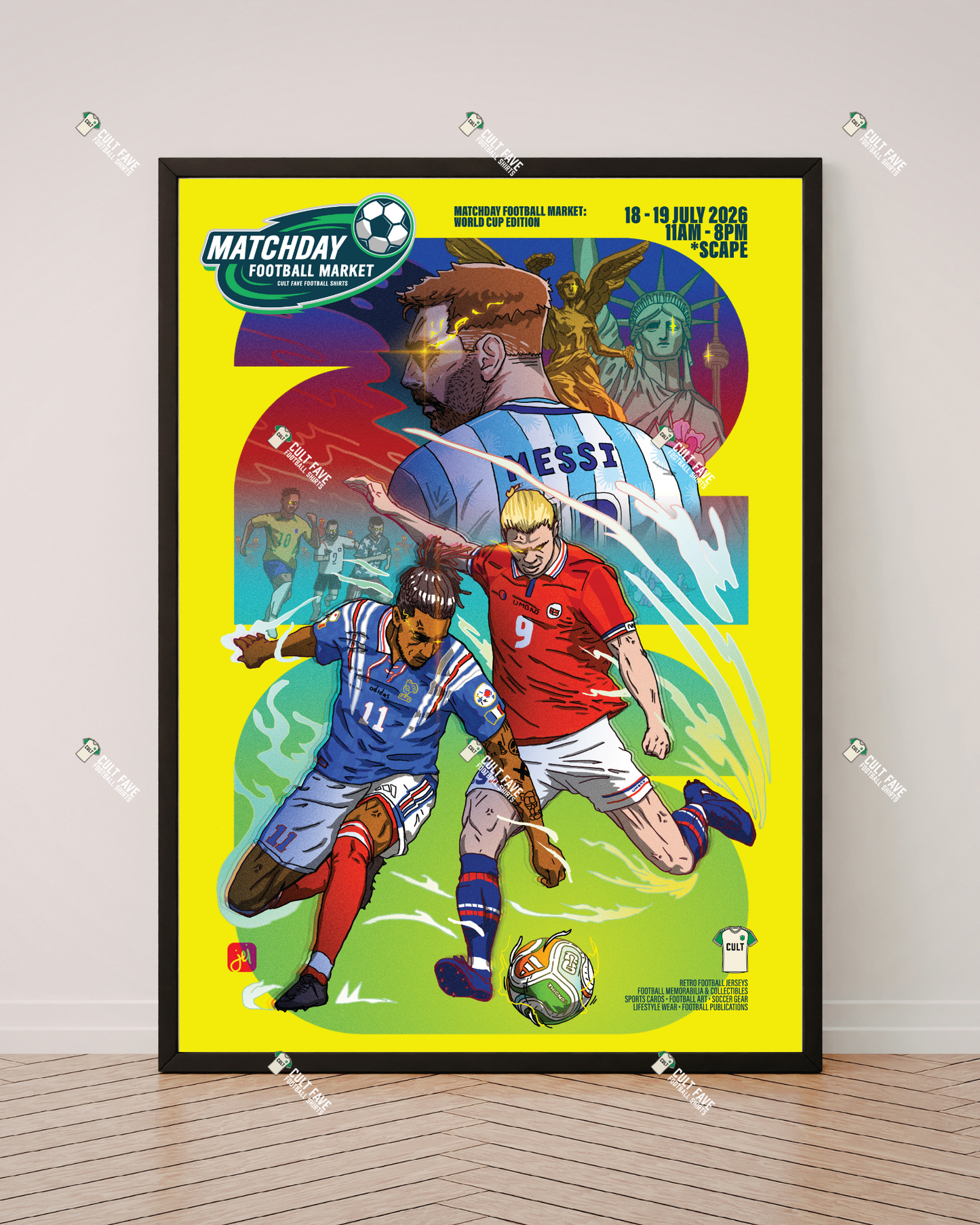 Matchday Football Market: World Cup Edition 2026 — Limited Edition Signed Poster Print (Pre-Order)