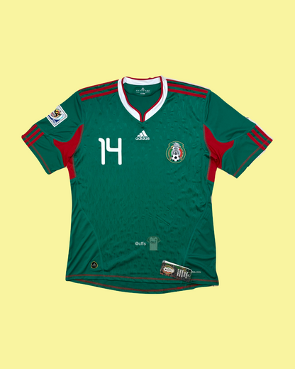 Mexico NT 2010 Adidas with Javier Hernández 14 (BNWT) Nameset Football Jersey - Cult Fave Football Shirts
