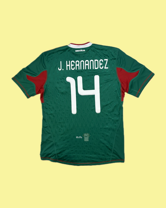 Mexico NT 2010 Adidas with Javier Hernández 14 (BNWT) Nameset Football Jersey