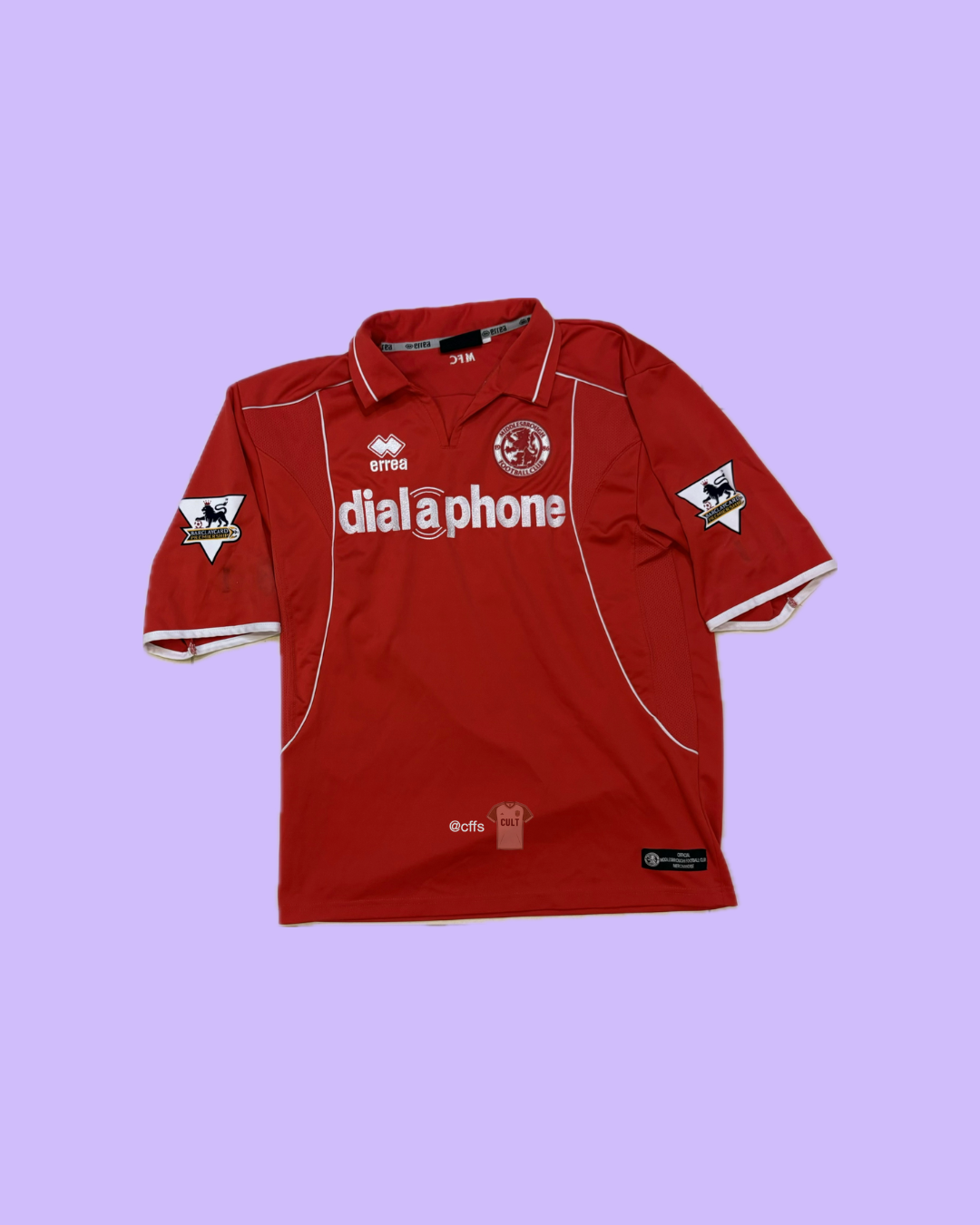 Middlesbrough FC 2003/04 Errea with Juninho 10 Nameset Football Jersey - Cult Fave Football Shirts