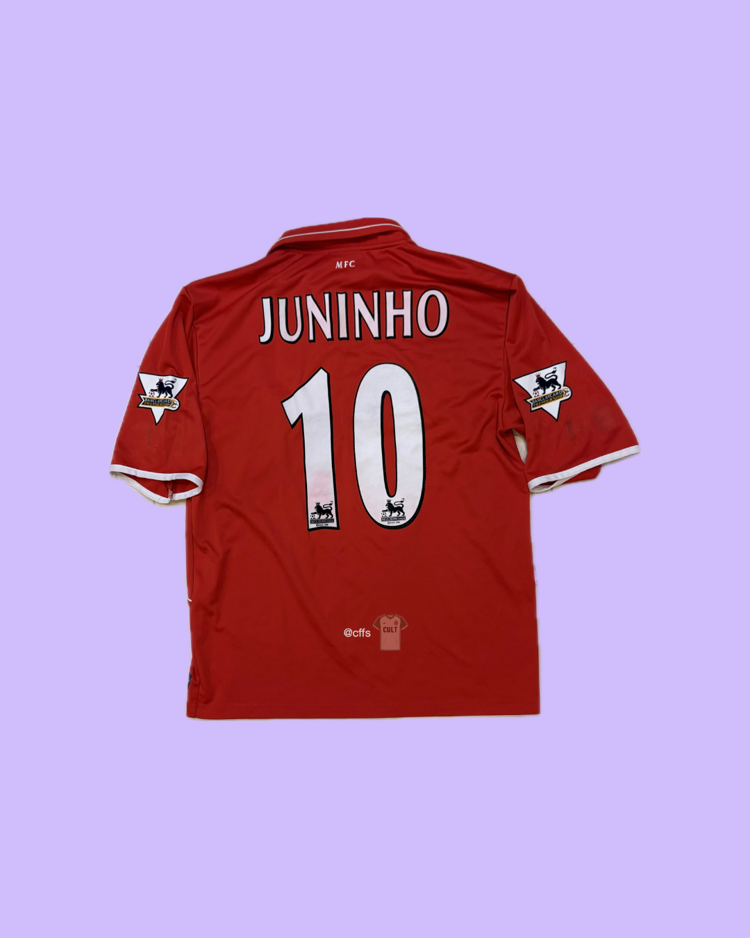 Middlesbrough FC 2003/04 Errea with Juninho 10 Nameset Football Jersey - Cult Fave Football Shirts
