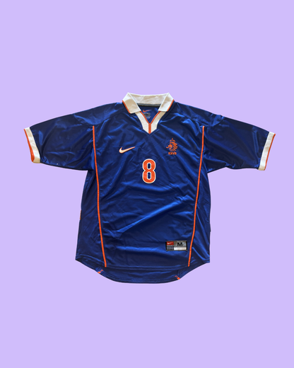 Netherlands NT 1998 Nike with Dennis Bergkamp 8 Nameset Football Jersey