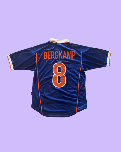Netherlands NT 1998 Nike with Dennis Bergkamp 8 Nameset Football Jersey