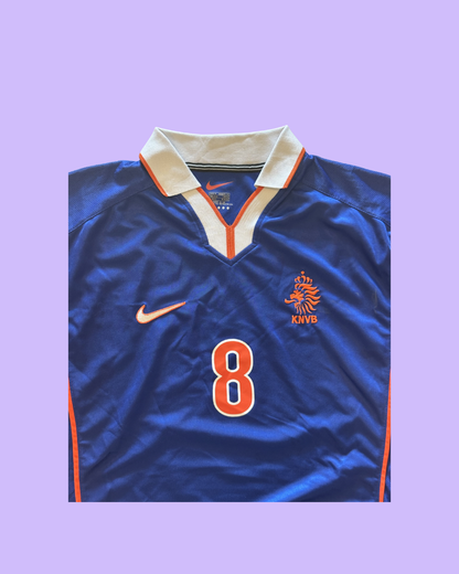 Netherlands NT 1998 Nike with Dennis Bergkamp 8 Nameset Football Jersey