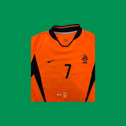 Netherlands NT 2002/04 Nike with Clarence Seedorf 7 Vintage - Cult Fave Football Shirts