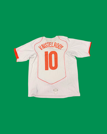 Netherlands NT 2004/2006 Nike with Ruud Van Nistelrooy 10 Nameset Football Jersey