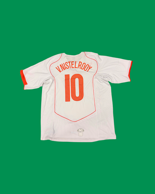 Netherlands NT 2004/2006 Nike with Ruud Van Nistelrooy 10 Nameset Football Jersey