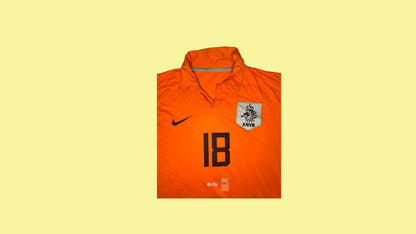 Netherlands NT 2006 Nike with Mark van Bommel 18 Nameset Nike - Cult Fave Football Shirts