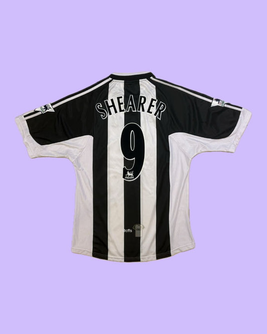 Newcastle United 2001/03 Adidas with Alan Shearer 9 Nameset - Cult Fave Football Shirts