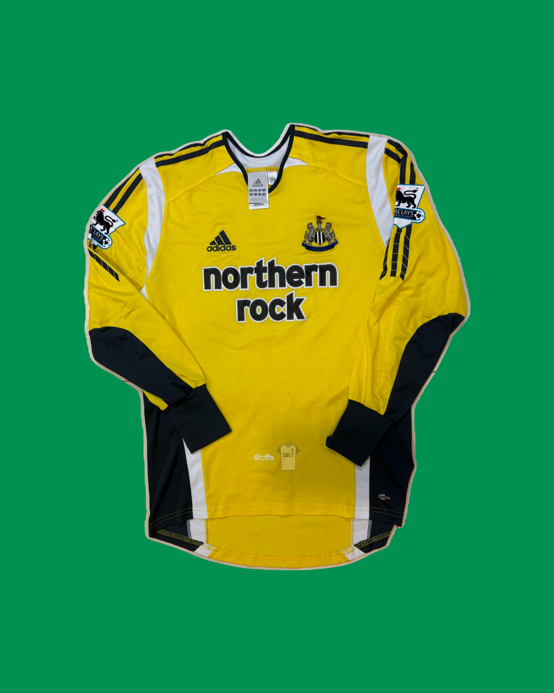 Newcastle United 2005/06 Adidas with Shay Given 1 Nameset Football Jersey