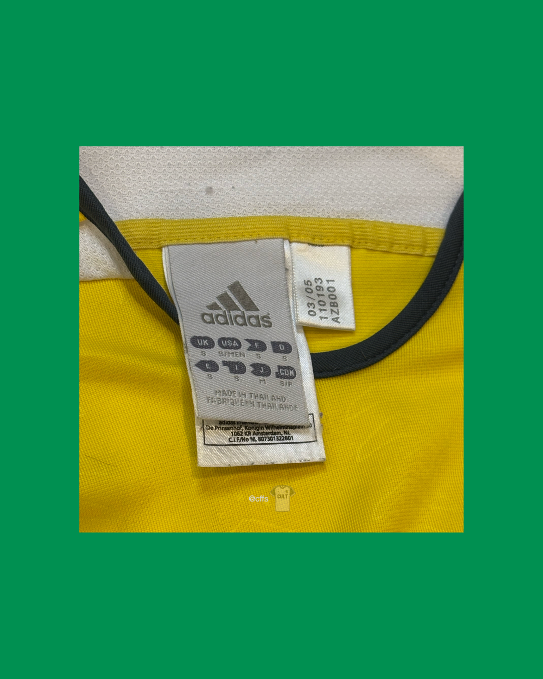 Newcastle United 2005/06 Adidas with Shay Given 1 Nameset Football Jersey