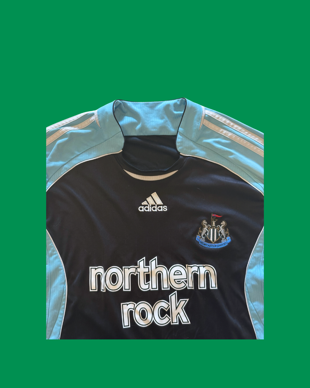 Newcastle United 2006/07 Adidas with Kieron Dyer 8 Nameset Football Jersey
