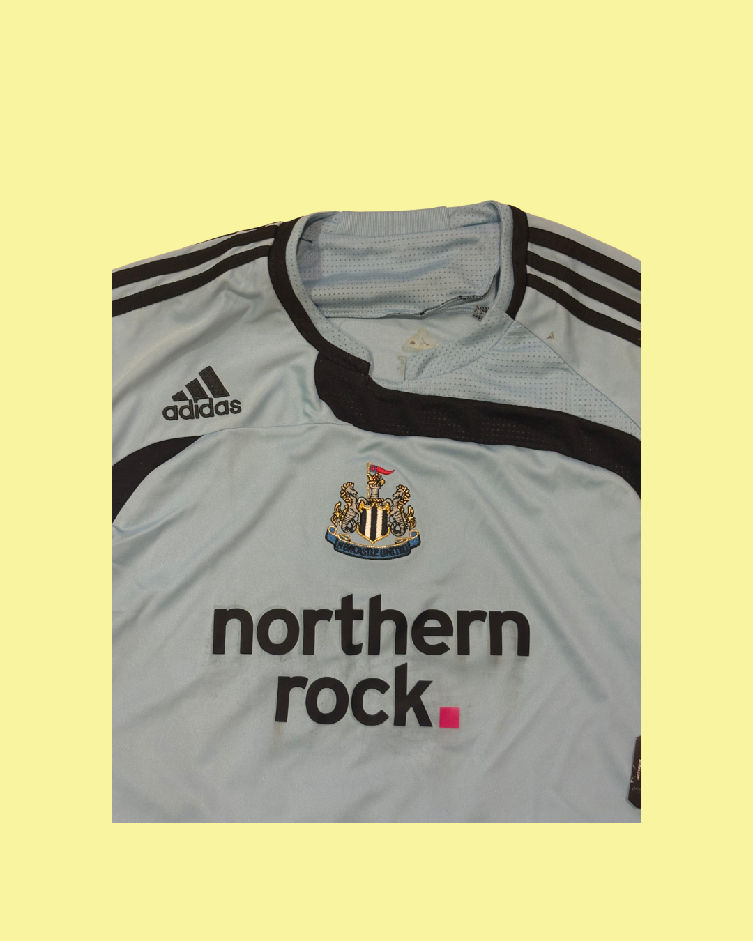 Newcastle United 2007/08 Adidas Away with Obafemi Martins 9 Football Jersey