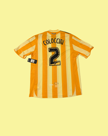 Newcastle United 2009/10 Adidas Away with Fabricio Coloccini 2 Football Jersey