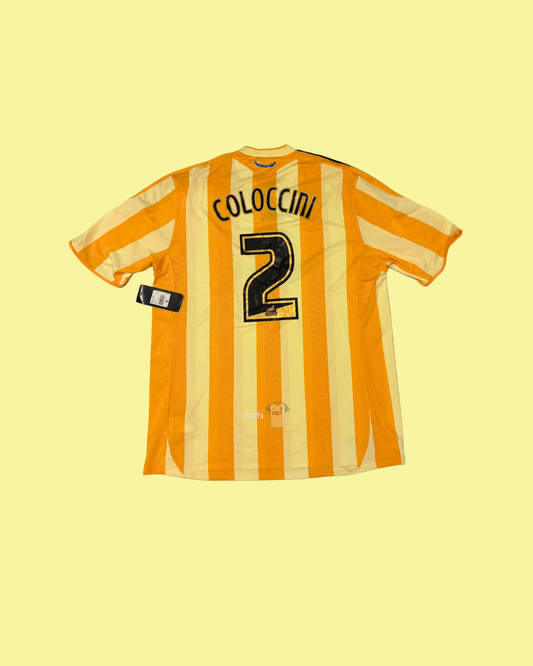 Newcastle United 2009/10 Adidas Away with Fabricio Coloccini 2 Football Jersey