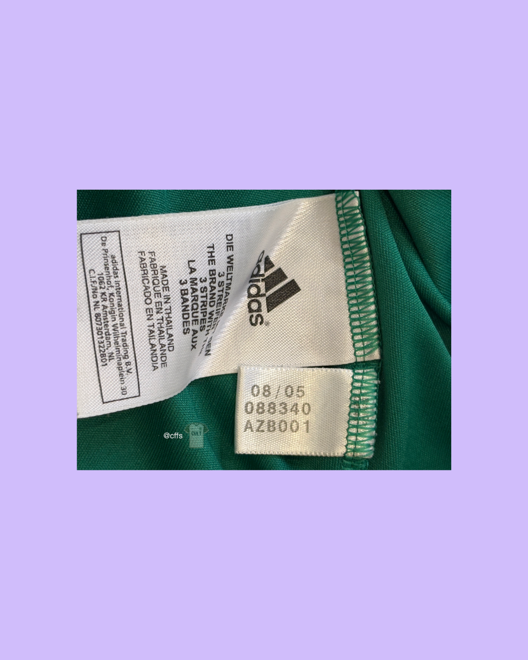 Nigeria 2006/08 Adidas with Jay-Jay Okocha 10 Nameset Football Jersey
