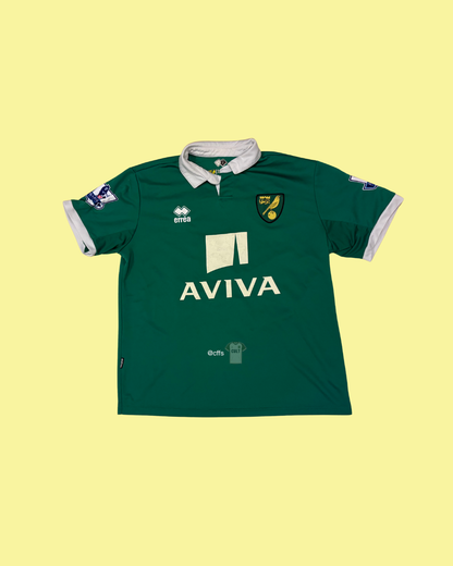 Norwich City 2011/12 Errea Away with Grant Holt 9 Football Jersey