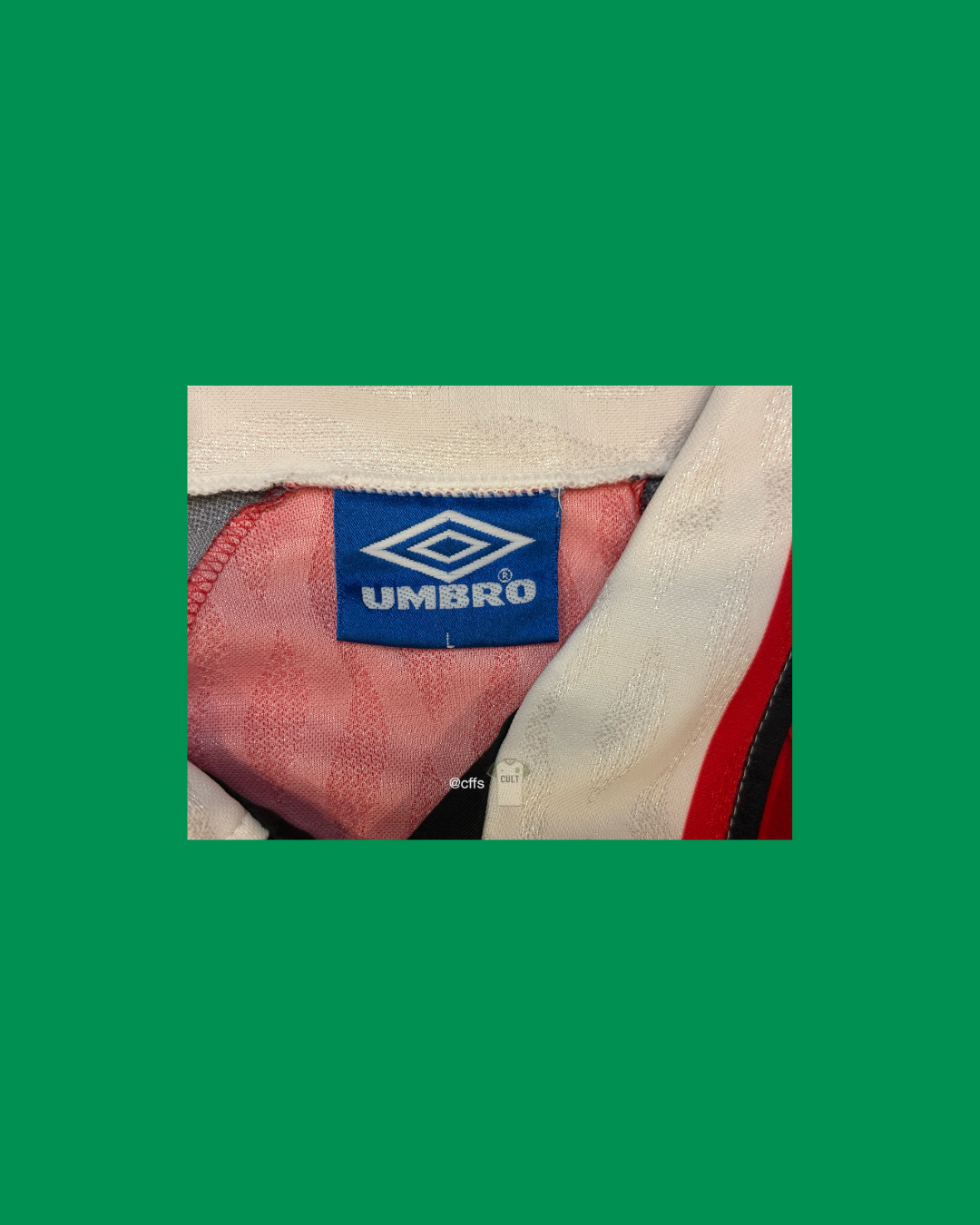 Nottingham Forest 1995/97 Umbro with Stuart Pearce 5 Nameset Football Jersey - Cult Fave Football Shirts