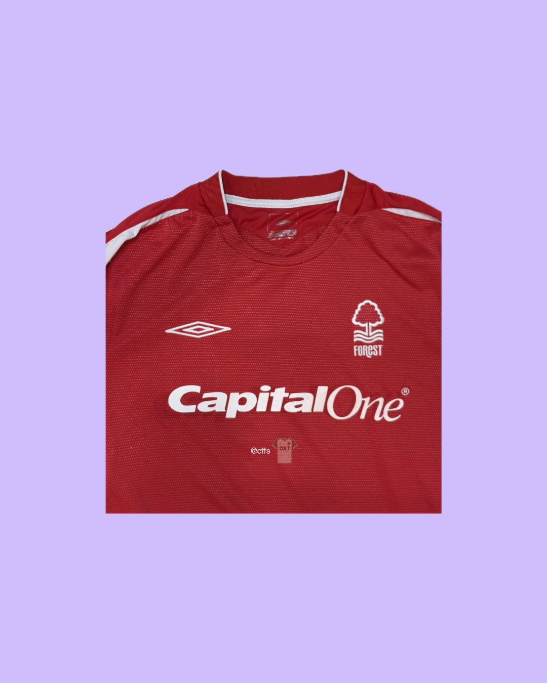 Nottingham Forest 2004/05 Umbro with Andy Reid 7 Nameset Football Jersey