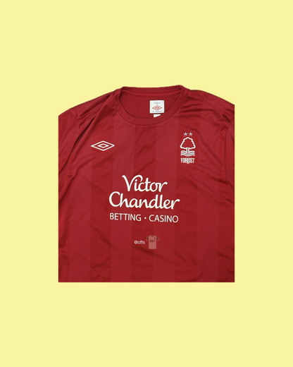 Nottingham Forest 2010/11 Umbro with Robert Earnshaw 10 Nameset Football Jersey - Cult Fave Football Shirts